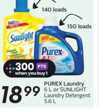 Sobeys PUREX Laundry offer