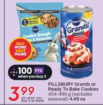 Sobeys PILLSBURY Grands or Ready To Bake Cookies offer