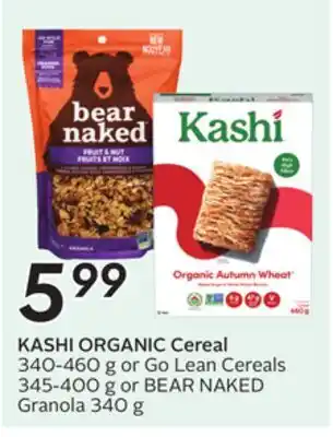 Sobeys KASHI ORGANIC Cereal offer