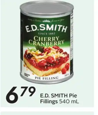 Sobeys E. D. SMITH Pie Fillings offer