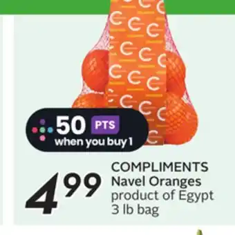 Sobeys COMPLIMENTS Navel Oranges offer