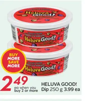 Sobeys HELUVA GOOD! Dip offer
