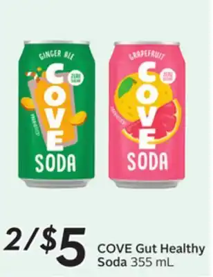 Sobeys COVE Gut Healthy Soda offer