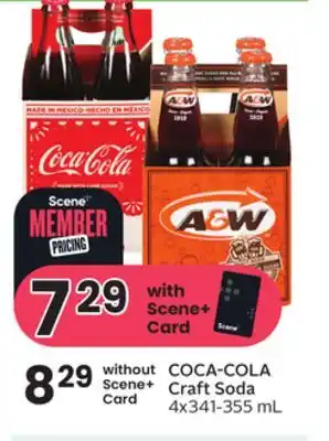 Sobeys COCA-COLA Craft Soda offer