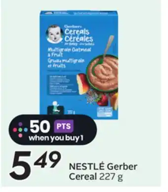 Sobeys NESTLÉ Gerber Cereal offer