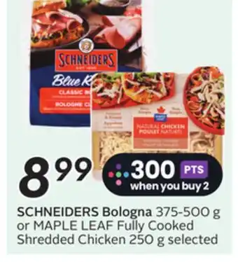 Sobeys SCHNEIDERS Bologna offer