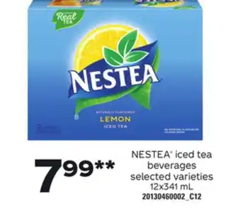 Loblaws NESTEA ICED TEA BEVERAGES, 12x341 mL offer