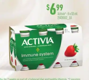 Loblaws ACTIVIA -8 X 93 ML offer