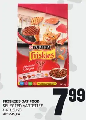Loblaws FRISKIES CAT FOOD, 1.4-1.5 KG offer
