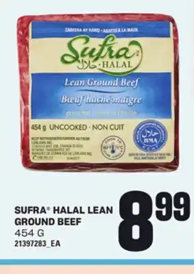 Loblaws SUFRA HALAL LEAN GROUND BEEF, 454 G offer