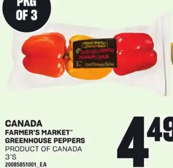 Loblaws FARMER'S MARKET GREENHOUSE PEPPERS, 3' S offer