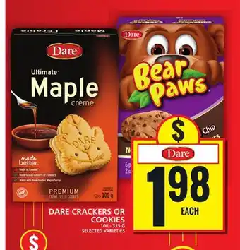 Food Basics DARE CRACKERS OR COOKIES offer
