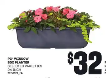 Loblaws PC WINDOW BOX PLANTER, 24 INCH offer
