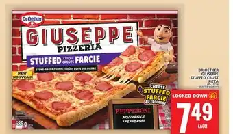 Food Basics DR.OETKER GIUSEPPE STUFFED CRUST PIZZA offer