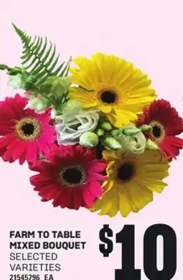 Loblaws FARM TO TABLE MIXED BOUQUET offer