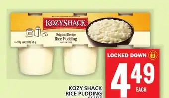 Food Basics KOZY SHACK RICE PUDDING offer