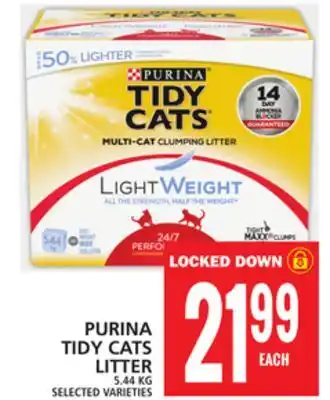 Food Basics PURINA TIDY CATS LITTER offer