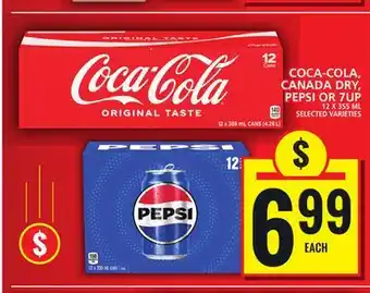 Food Basics COCA-COLA, CANADA DRY, PEPSI OR 7UP offer