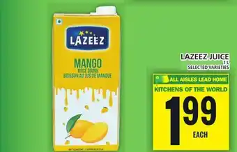 Food Basics LAZEEZ JUICE offer