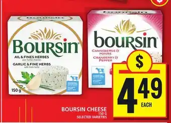 Food Basics BOURSIN CHEESE offer