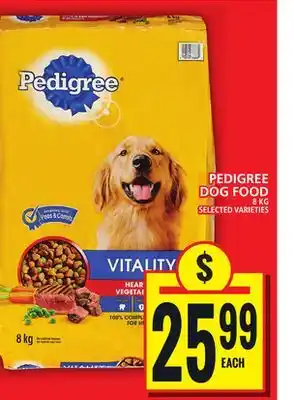 Food Basics PEDIGREE DOG FOOD offer