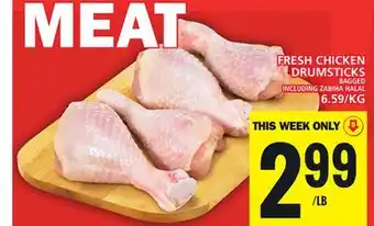 Food Basics MEAT FRESH CHICKEN DRUMSTICKS offer