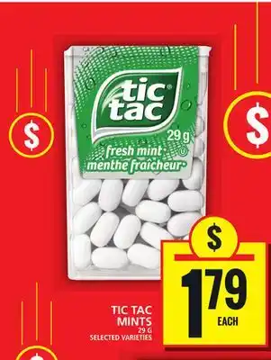 Food Basics TIC TAC MINTS offer