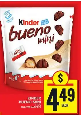 Food Basics KINDER BUENO MINI offer