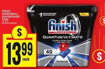 Food Basics FINISH POWERBALL DISHWASHER TABS offer