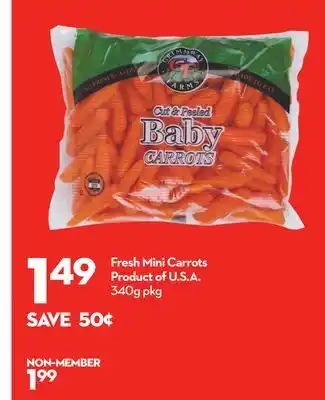 Longo's Fresh Mini Carrots offer