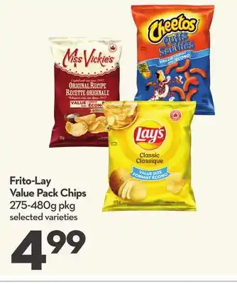 Longo's Frito-Lay Value Pack Chips offer