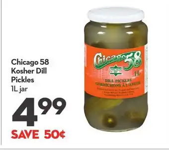 Longo's Chicago 58 Kosher Dill Pickles offer