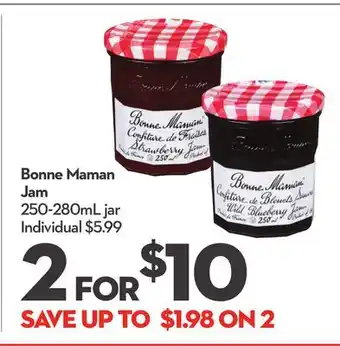 Longo's Bonne Maman Jam offer