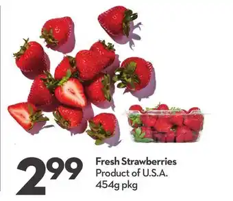 Longo's Fresh Strawberries offer