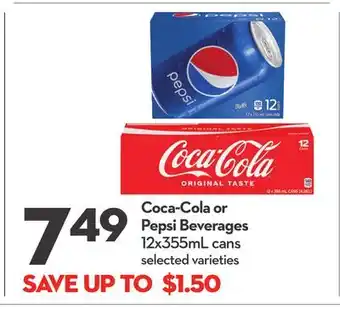 Longo's Coca-Cola or Pepsi Beverages offer