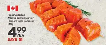 Longo's Fresh Canadian Atlantic Salmon Skewer offer