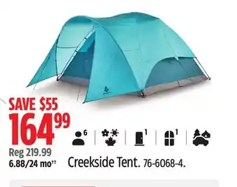 Canadian Tire Woods Creekside Tent offer