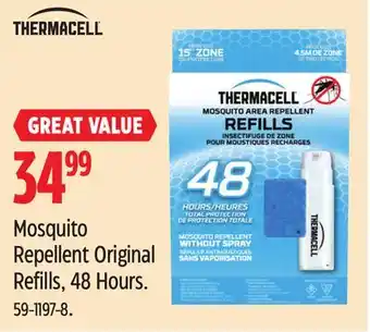 Canadian Tire Thermacell Mosquito Repellent Original Refills, 48 Hours offer
