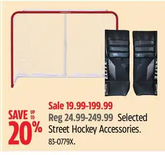 Canadian Tire Selected Street Hockey Accessories offer