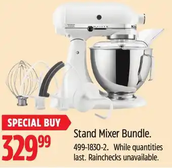 Canadian Tire Kitchenaid Stand Mixer Bundle offer