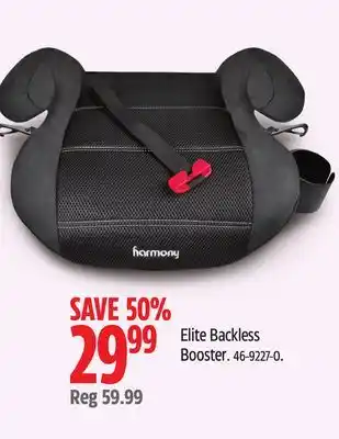 Canadian Tire Elite Backless Booster offer