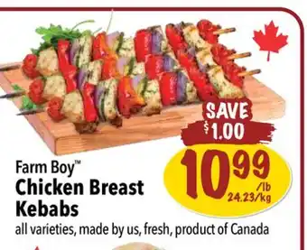 Farm Boy Farm Boy Chicken Breast Kebabs offer