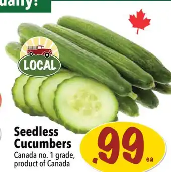 Farm Boy Seedless Cucumbers offer