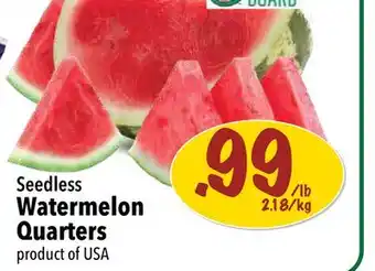 Farm Boy Seedless Watermelon Quarters offer