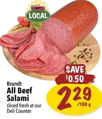 Farm Boy Brandt All Beef Salami offer