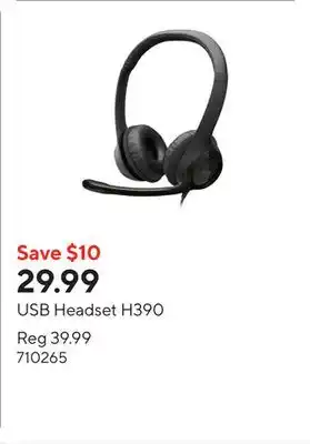 Staples USB Headset H390 offer