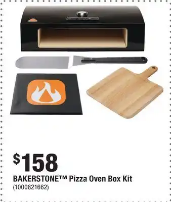 Home Depot BAKERSTONE Pizza Oven Box Kit offer