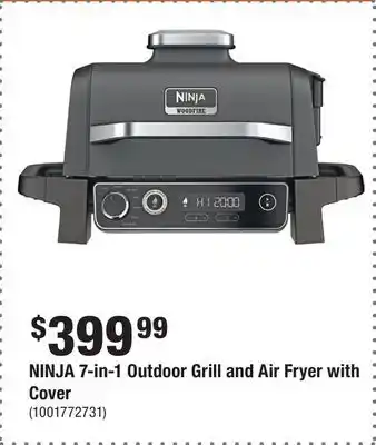 Home Depot NINJA 7-in-1 Outdoor Grill and Air Fryer with Cover offer