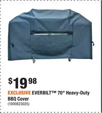 Home Depot EXCLUSIVE EVERBILT 70 Heavy-Duty BBQ Cover offer
