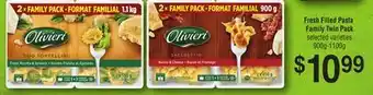 FreshCo Olivieri Fresh Filled Pasta Family Twin Pack selected varieties 900g - 1100g offer